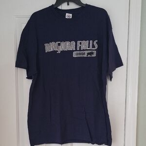 Niagara Falls Canada Navy T-Shirt
